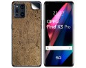 Pegatina Vinilo Autoadhesiva Textura Corcho para Oppo Find X3 Pro 5G