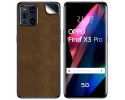 Pegatina Vinilo Autoadhesiva Textura Piel para Oppo Find X3 Pro 5G
