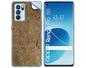 Pegatina Vinilo Autoadhesiva Textura Corcho para Oppo Reno 6 Pro 5G