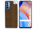 Pegatina Vinilo Autoadhesiva Textura Piel para Oppo Reno 4 5G