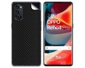 Pegatina Vinilo Autoadhesiva Textura Carbono para Oppo Reno 4 Pro 5G