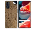 Pegatina Vinilo Autoadhesiva Textura Corcho para Oppo Reno 4 Pro 5G