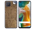 Pegatina Vinilo Autoadhesiva Textura Corcho para Oppo Reno 4Z 5G