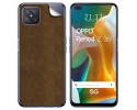Pegatina Vinilo Autoadhesiva Textura Piel para Oppo Reno 4Z 5G