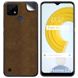 Pegatina Vinilo Autoadhesiva Textura Piel para Realme C21