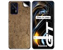 Pegatina Vinilo Autoadhesiva Textura Corcho para Realme GT 5G