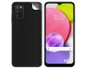 Pegatina Vinilo Autoadhesiva Textura Carbono para Samsung Galaxy A03s