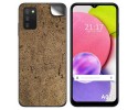 Pegatina Vinilo Autoadhesiva Textura Corcho para Samsung Galaxy A03s