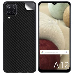 Pegatina Vinilo Autoadhesiva Textura Carbono para Samsung Galaxy A12 / M12
