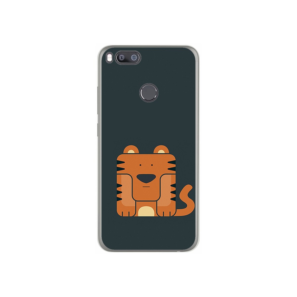 Funda Gel Tpu para Xiaomi Mi 5X / Mi A1 Diseño Tigre Dibujos