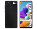 Pegatina Vinilo Autoadhesiva Textura Carbono para Samsung Galaxy A21s