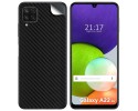 Pegatina Vinilo Autoadhesiva Textura Carbono para Samsung Galaxy A22 4G / M22