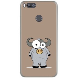 Funda Gel Tpu para Xiaomi Mi 5X / Mi A1 Diseño Toro Dibujos