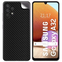 Pegatina Vinilo Autoadhesiva Textura Carbono para Samsung Galaxy A32 4G