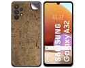 Pegatina Vinilo Autoadhesiva Textura Corcho para Samsung Galaxy A32 4G