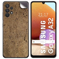 Pegatina Vinilo Autoadhesiva Textura Corcho para Samsung Galaxy A32 4G