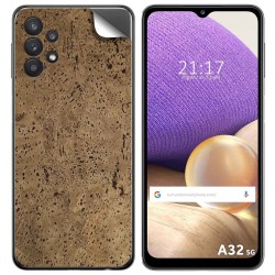 Pegatina Vinilo Autoadhesiva Textura Corcho para Samsung Galaxy A32 5G