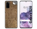 Pegatina Vinilo Autoadhesiva Textura Corcho para Samsung Galaxy S20