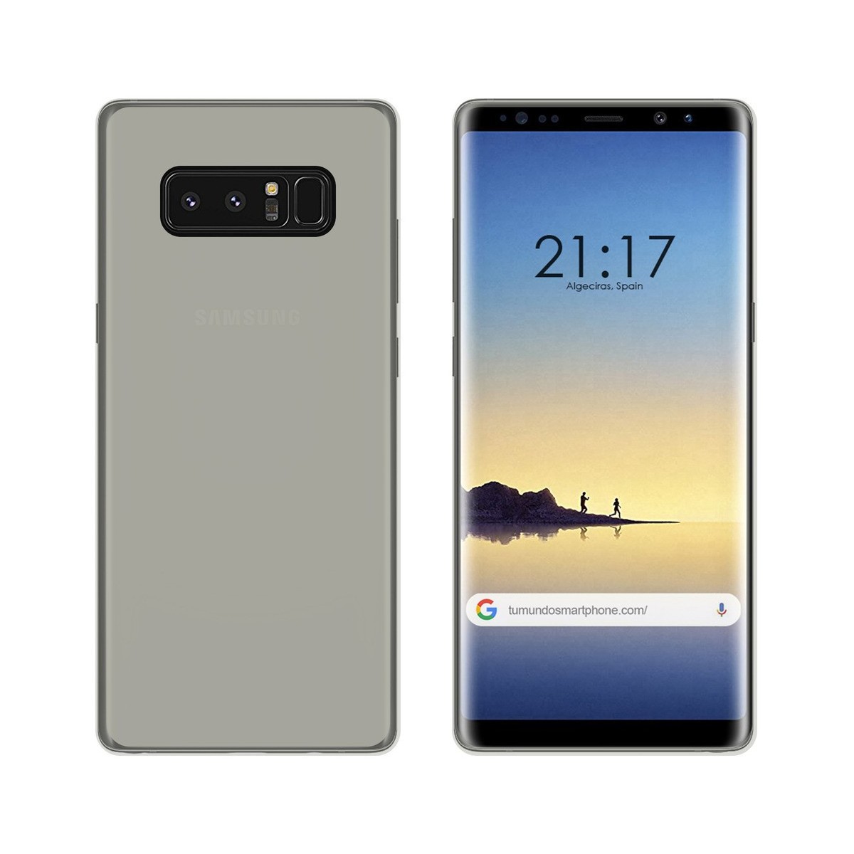 Funda Gel Tpu para Samsung Galaxy Note 8 Color Transparente