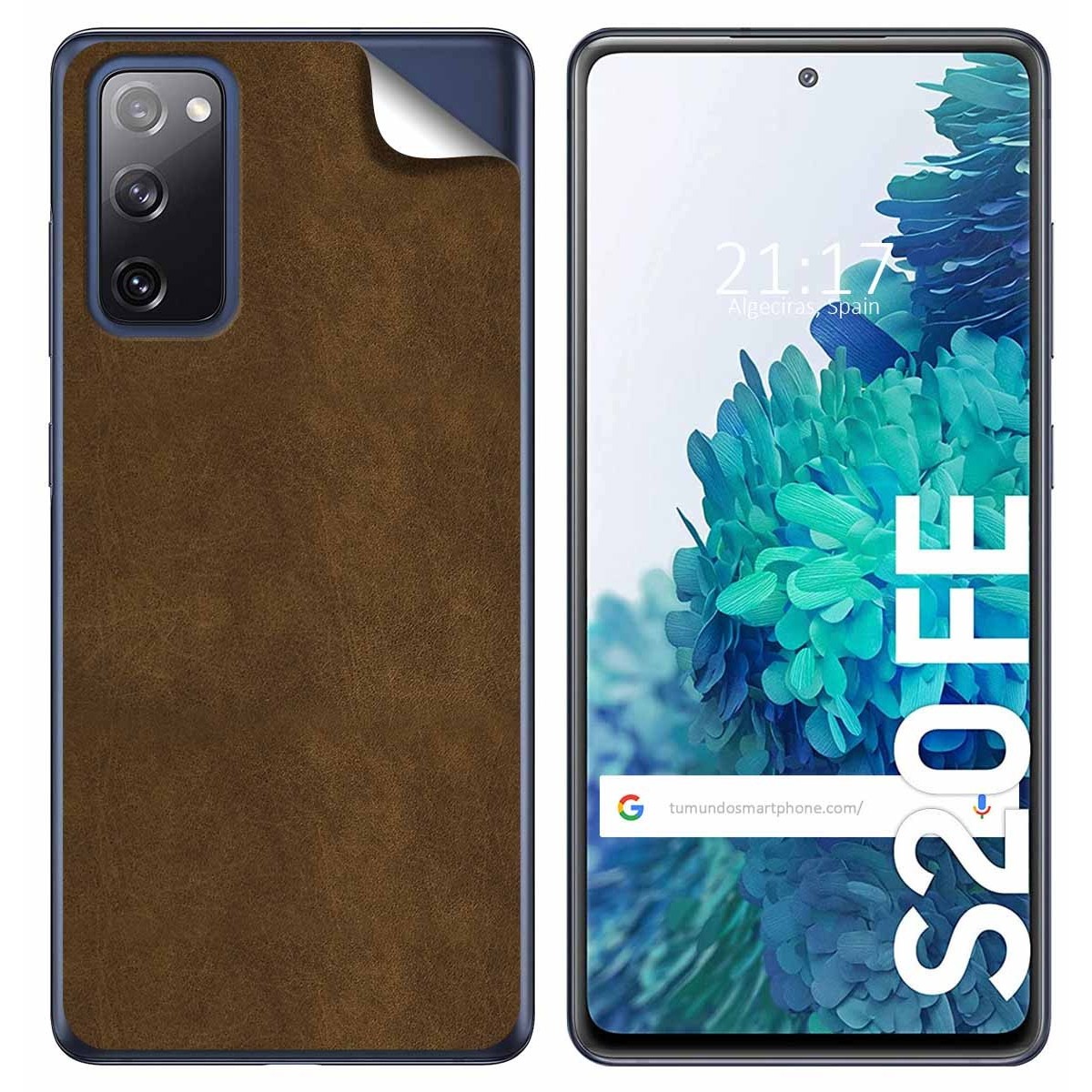 Pegatina Vinilo Autoadhesiva Textura Piel para Samsung Galaxy S20 FE