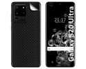 Pegatina Vinilo Autoadhesiva Textura Carbono para Samsung Galaxy S20 Ultra