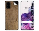 Pegatina Vinilo Autoadhesiva Textura Corcho para Samsung Galaxy S20+ Plus
