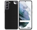 Pegatina Vinilo Autoadhesiva Textura Carbono para Samsung Galaxy S21 5G