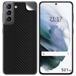 Pegatina Vinilo Autoadhesiva Textura Carbono para Samsung Galaxy S21 5G