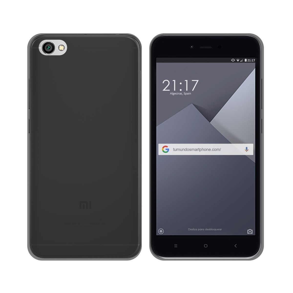 Funda Gel Tpu para Xiaomi Redmi Note 5A Color Negra