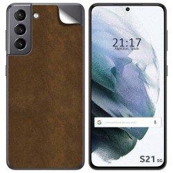 Pegatina Vinilo Autoadhesiva Textura Piel para Samsung Galaxy S21 5G