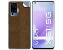 Pegatina Vinilo Autoadhesiva Textura Piel para Vivo X51 5G