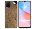 Pegatina Vinilo Autoadhesiva Textura Corcho para Vivo Y21 / Y21s / Y33s