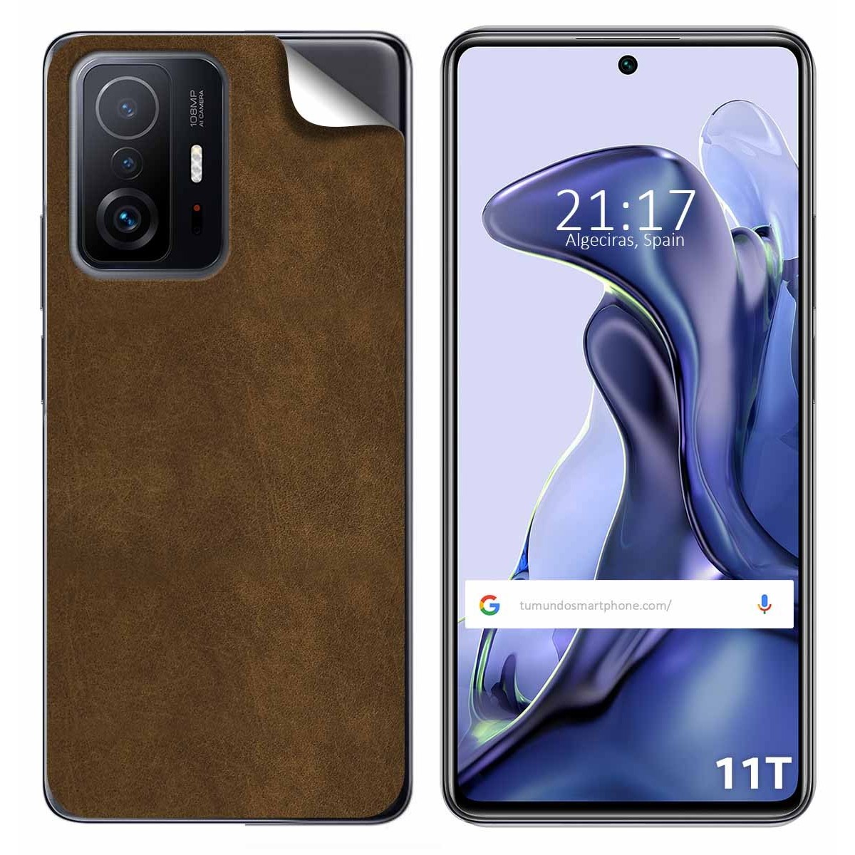 Pegatina Vinilo Autoadhesiva Textura Piel para Xiaomi 11T 5G / 11T Pro 5G