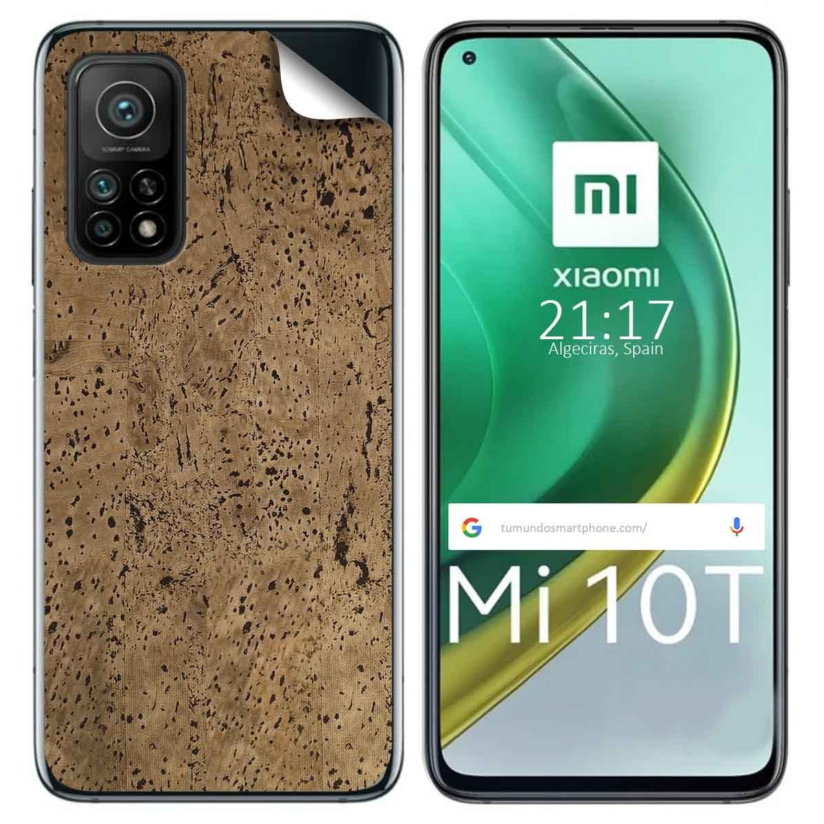 Pegatina Vinilo Autoadhesiva Textura Corcho para Xiaomi Mi 10T / MI 10T Pro
