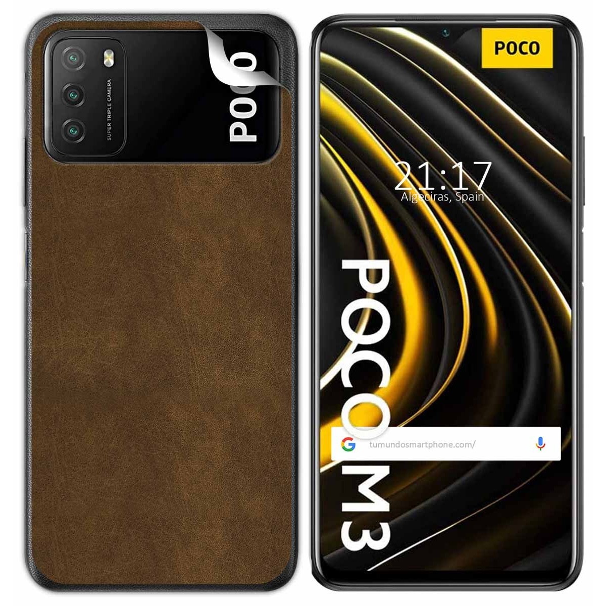 Pegatina Vinilo Autoadhesiva Textura Piel para Xiaomi POCO M3 / Redmi 9T