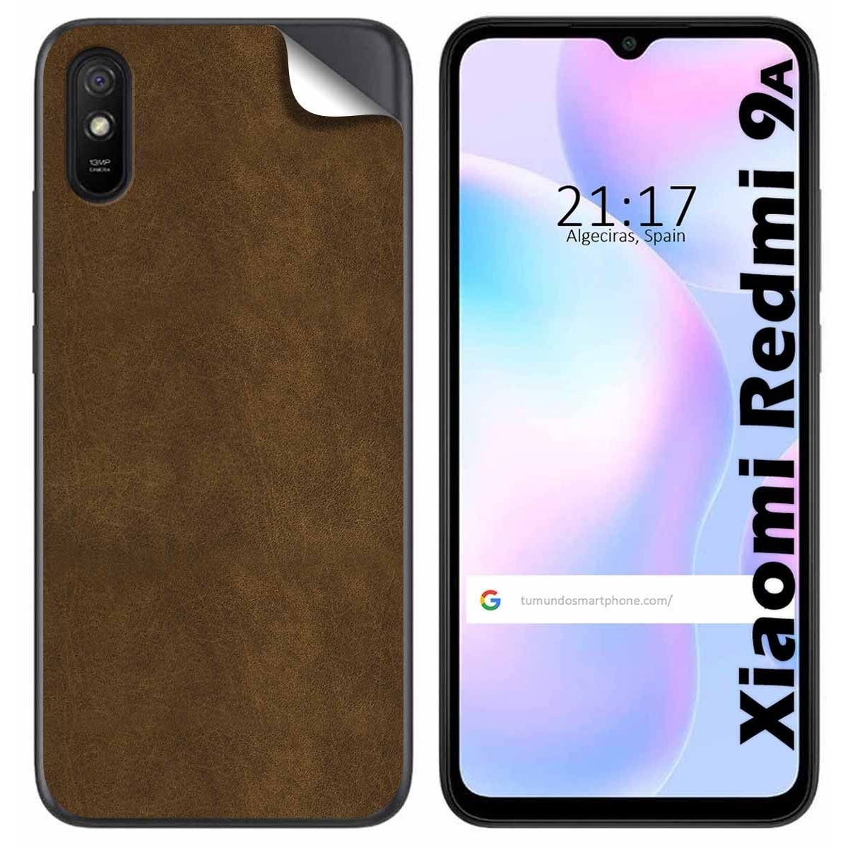 Pegatina Vinilo Autoadhesiva Textura Piel para Xiaomi Redmi 9A / 9AT