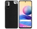 Pegatina Vinilo Autoadhesiva Textura Carbono para Xiaomi Redmi Note 10 5G / POCO M3 PRO 5G