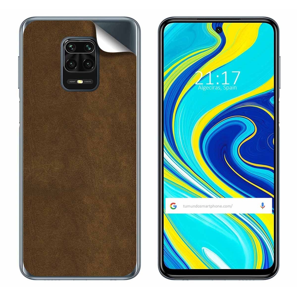 Pegatina Vinilo Autoadhesiva Textura Piel para Xiaomi Redmi Note 9S / Note 9 Pro