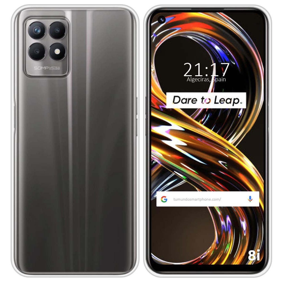 Funda Silicona Gel TPU Transparente para Realme 8i