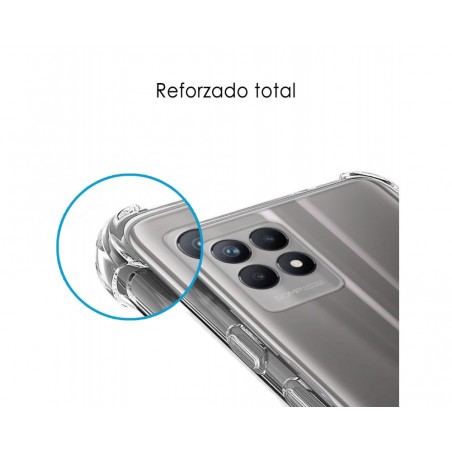 Funda Silicona Antigolpes Transparente para Realme 8i