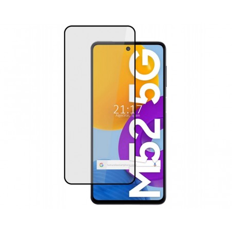 Protector Cristal Templado Completo 5D Full Glue Negro para Samsung Galaxy M52 5G Vidrio