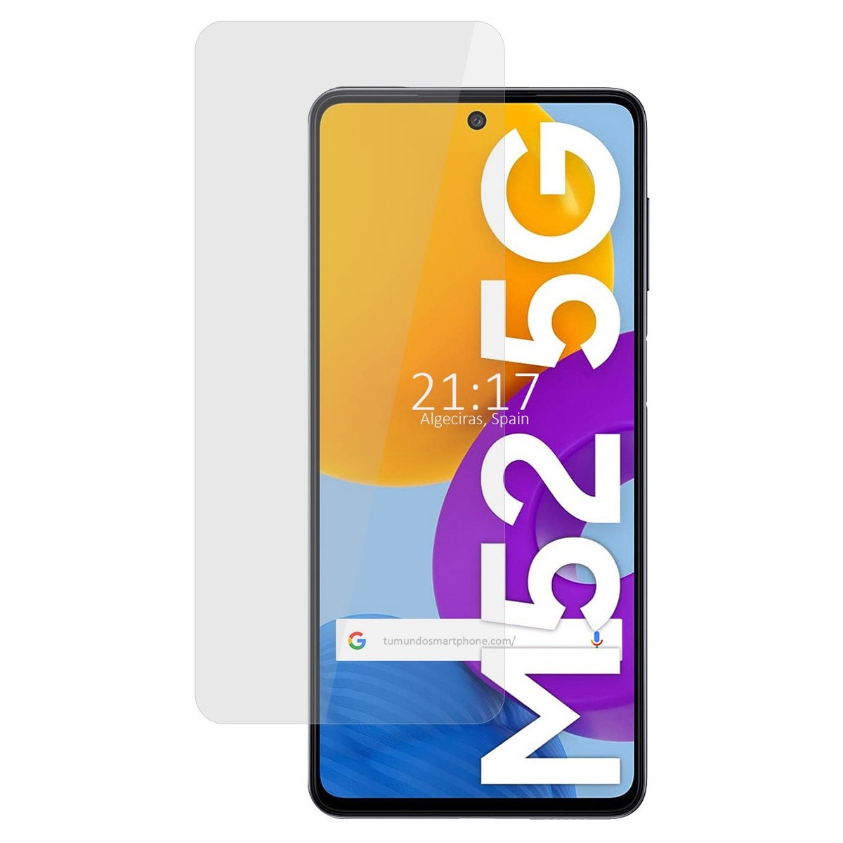 Protector Cristal Templado para Samsung Galaxy M52 5G Vidrio