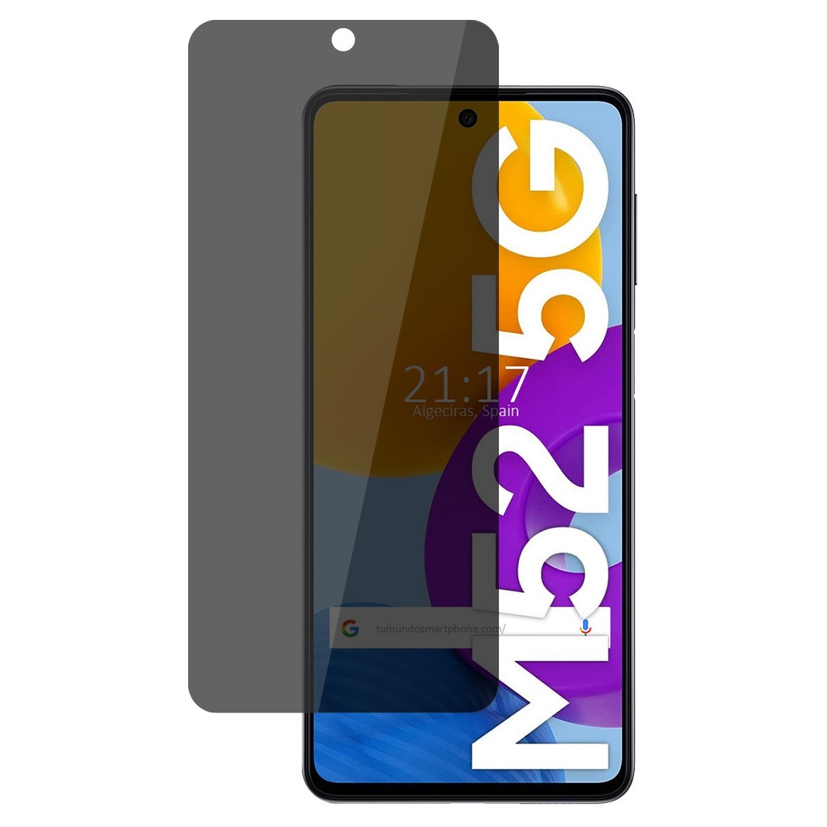 Protector Pantalla Hidrogel Privacidad Antiespías para Samsung Galaxy M52 5G