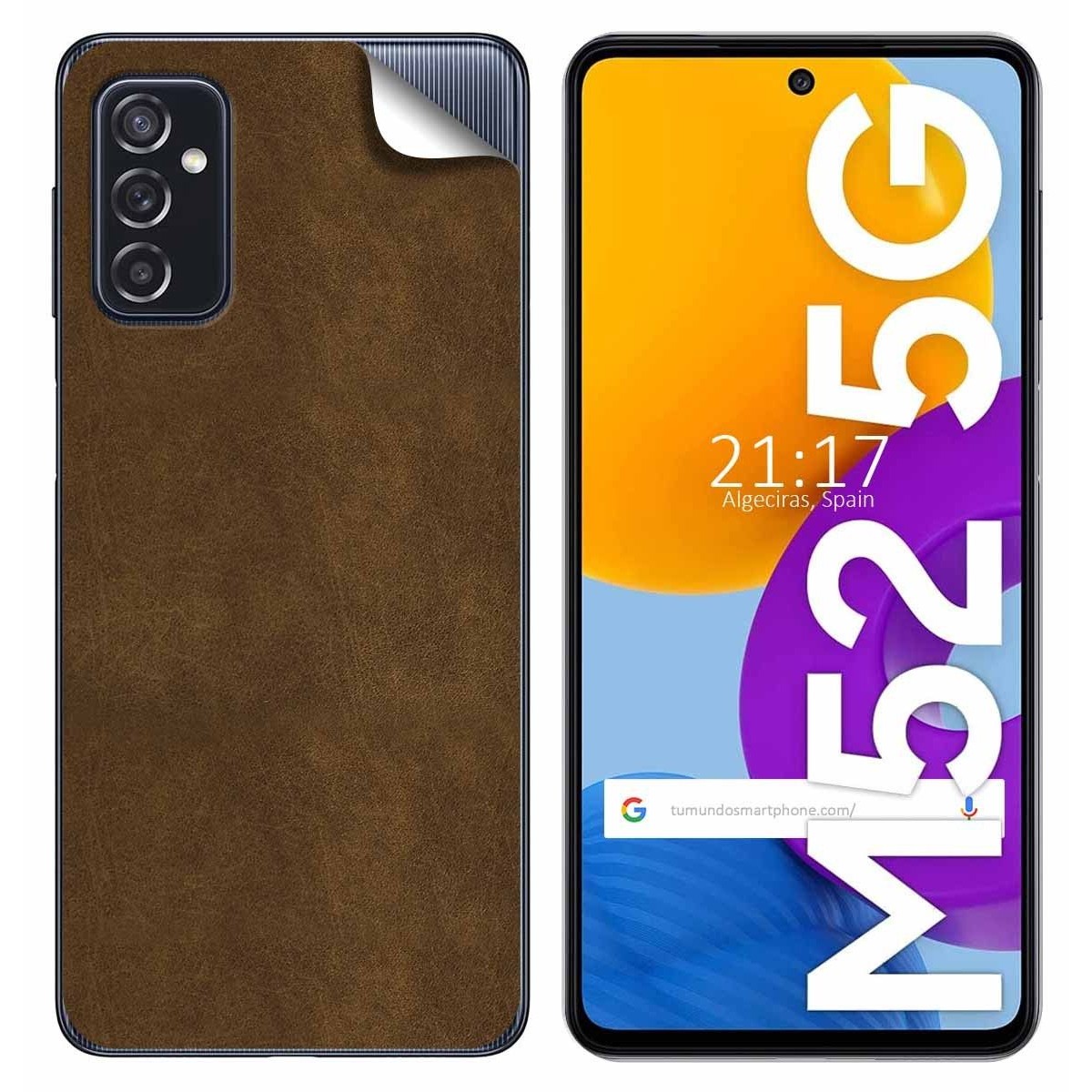 Pegatina Vinilo Autoadhesiva Textura Piel para Samsung Galaxy M52 5G