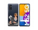 Funda Silicona Transparente para Samsung Galaxy M52 5G diseño Avestruz Dibujos
