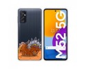 Funda Silicona Transparente para Samsung Galaxy M52 5G diseño Bufalo Dibujos