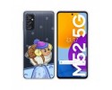 Funda Silicona Transparente para Samsung Galaxy M52 5G diseño Cabra Dibujos