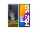 Funda Silicona Transparente para Samsung Galaxy M52 5G diseño Mono Dibujos