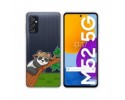 Funda Silicona Transparente para Samsung Galaxy M52 5G diseño Panda Dibujos