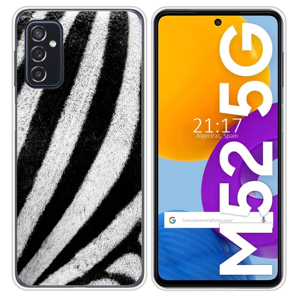 Funda Silicona para Samsung Galaxy M52 5G diseño Animal 02 Dibujos